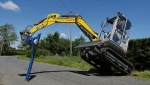 Slanetrac HC-150 Heckenschere für Minibagger, Bagger Heckenschere